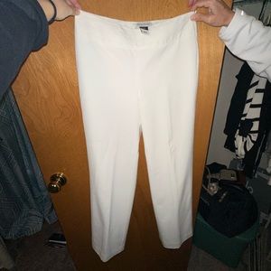 White House black market white slacks
